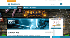 Desktop Screenshot of 22-moon-war.gamessphere.de