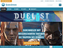 Tablet Screenshot of gamessphere.de