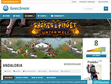Tablet Screenshot of andaloria.gamessphere.de
